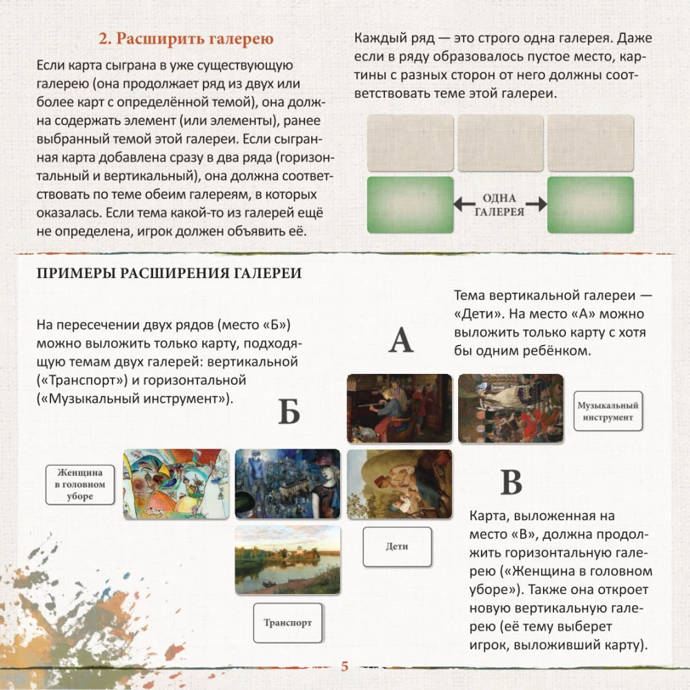 Настольная игра - Artline. Третьяковская галерея